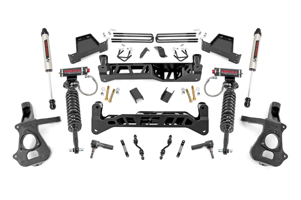 Chevrolet Silverado 1500 Suspension Lift Kit - Rough Country - Alu/Stamp Steel | Vertex/V2 - '14-'18